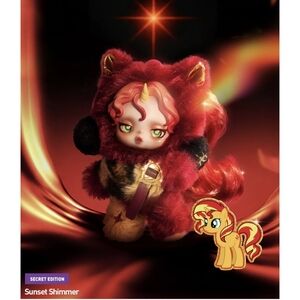 Skullpanda X My Little Pony Secret Sunset Shimmer Plush Pendant
